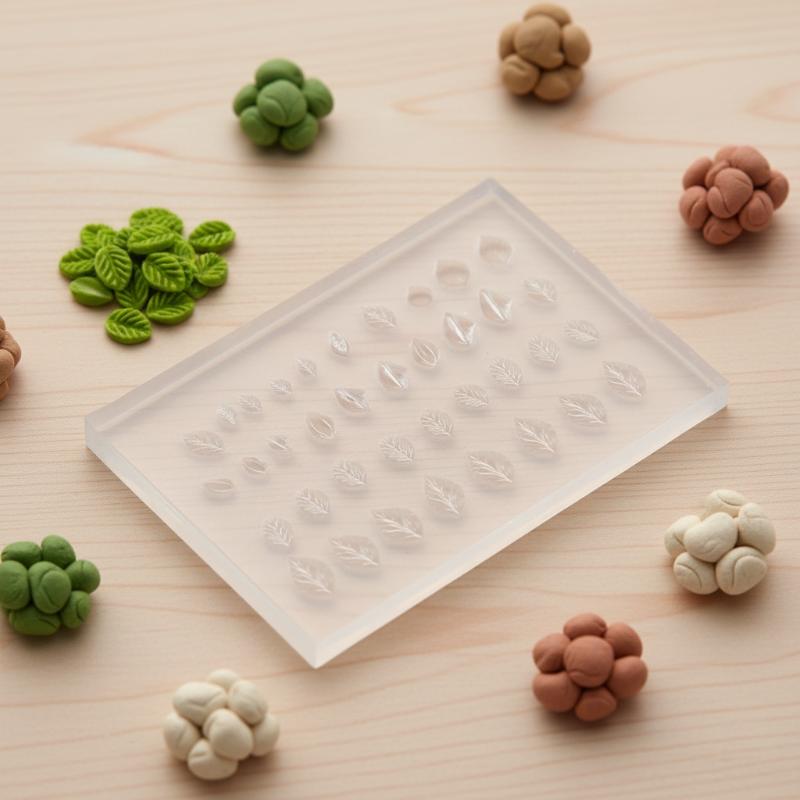 Art Craft With Leaves - Moule en silicone 3D pour décorations