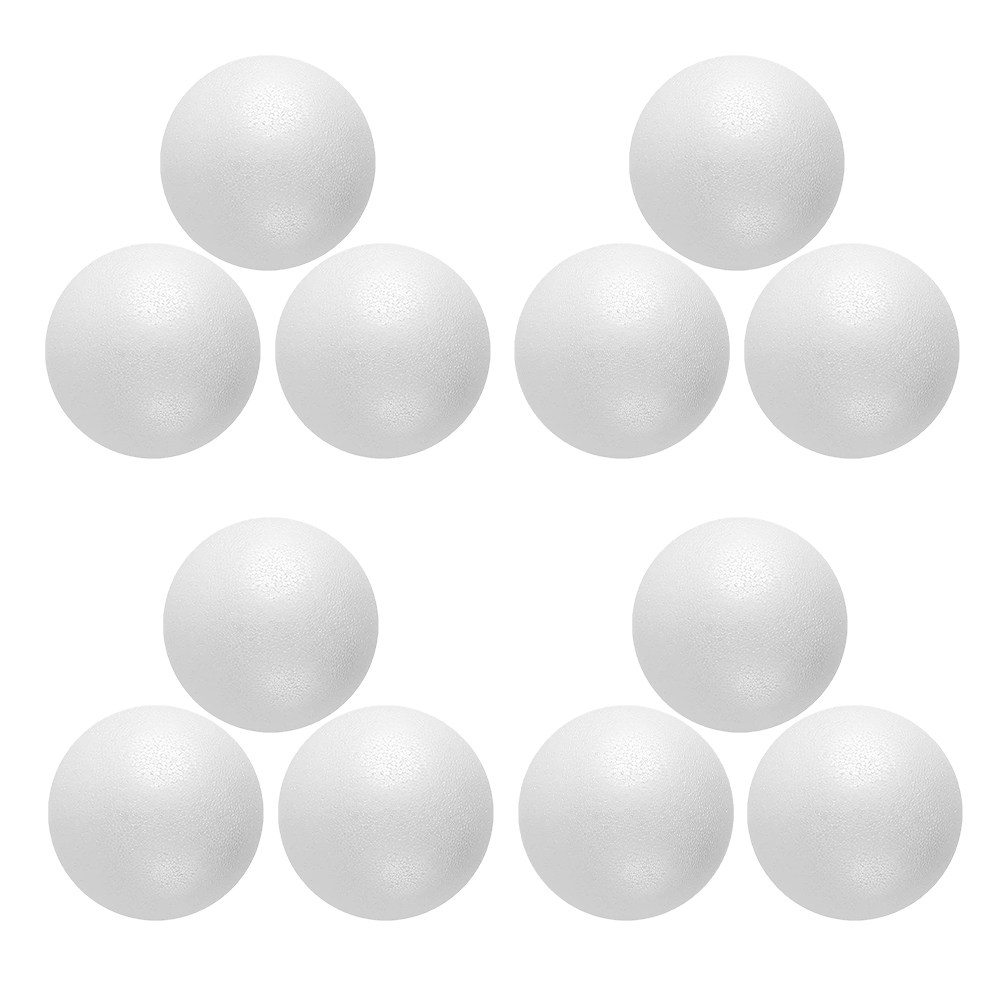 Art Craft For Christmas - Boules en mousse blanches en polystyrène,