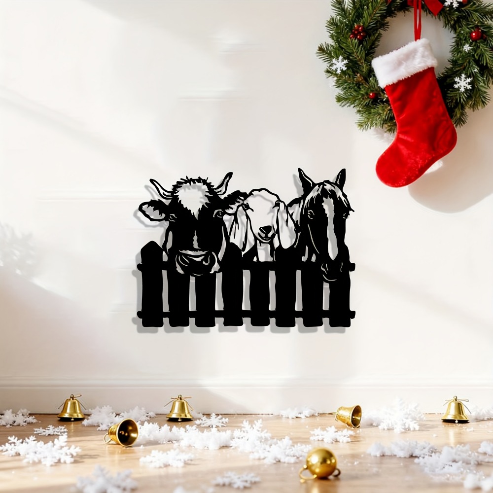 Art Craft Duck - CIFBUY Décoration Murale Métallique Animaux de