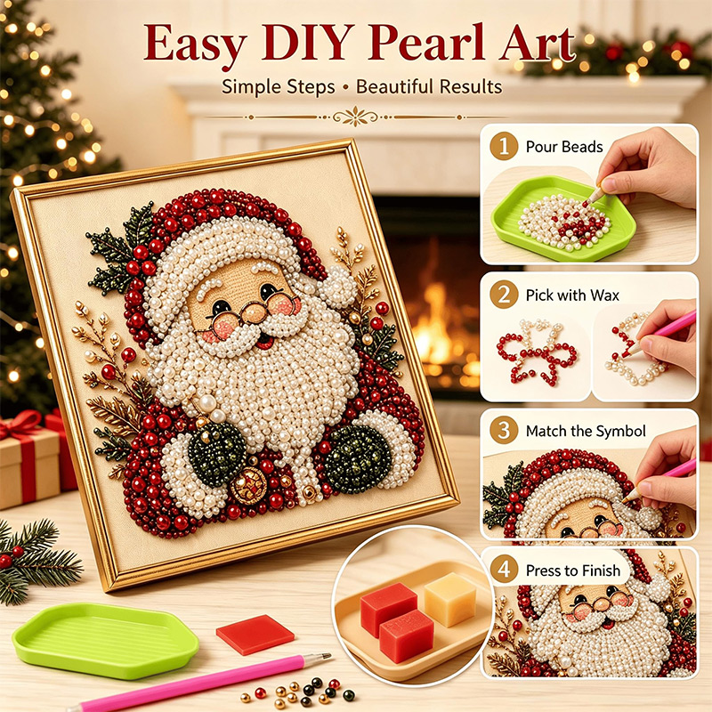 Art Craft For Christmas - Kit de peinture diamant 5D Noël