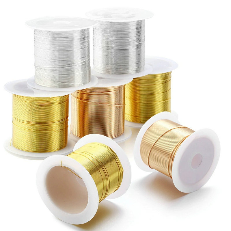 Art Craft Wire - Fil de cuivre pour bijoux, 0.3-1.0mm,