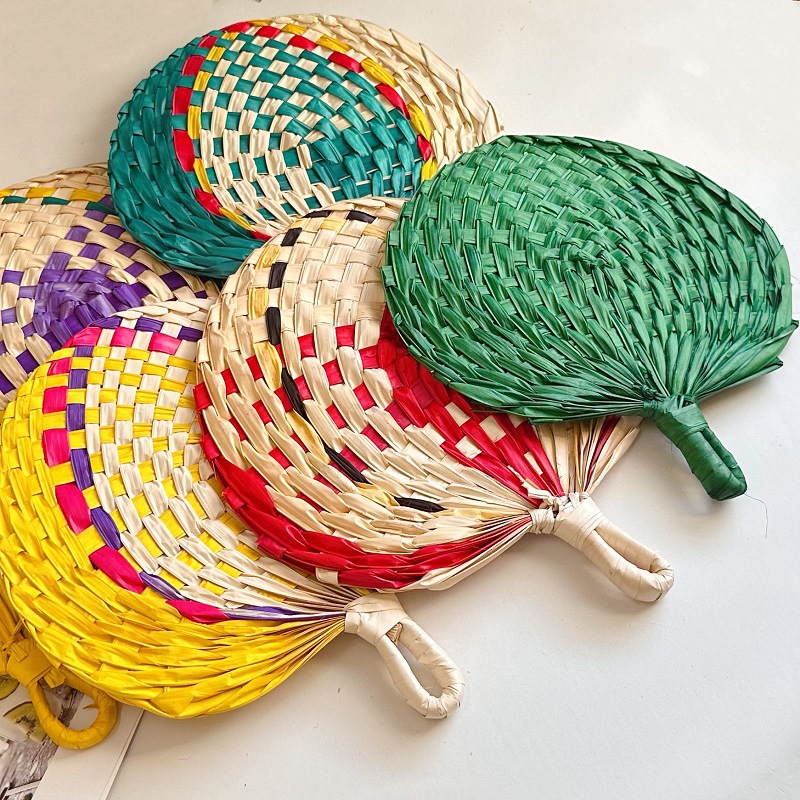 Art Craft With Leaves - Éventail artisanal de style chinois, rétro,