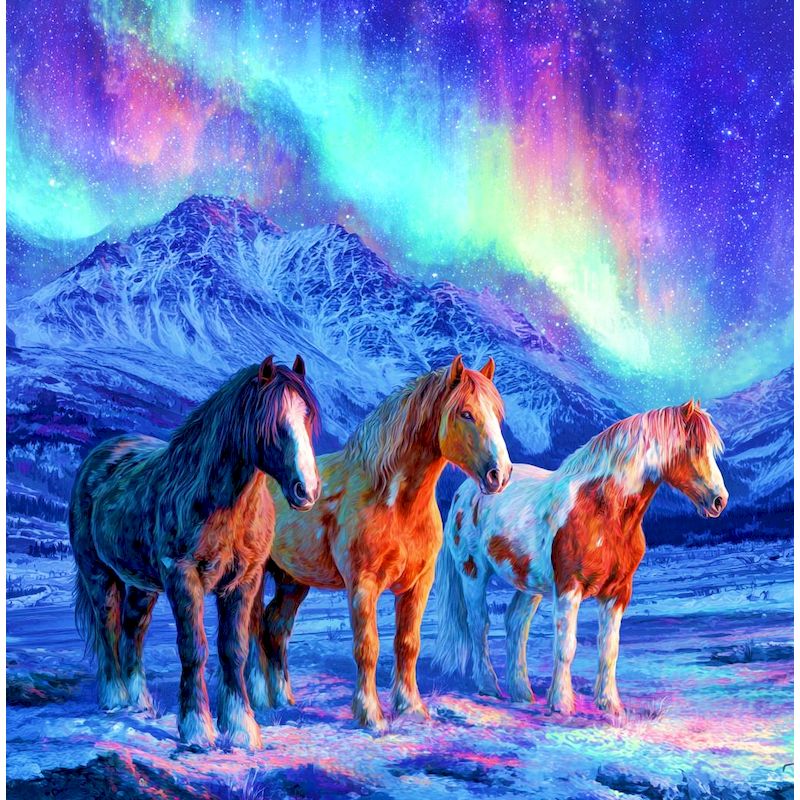 Art Craft Ideas With Paper - RUOPOTY Peinture Diamant Cheval, Décoration de