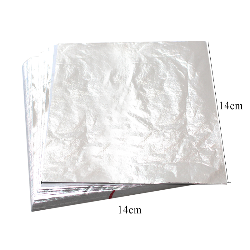Art Craft With Leaves - Feuille d'aluminium Imitation feuille d'argent, pour