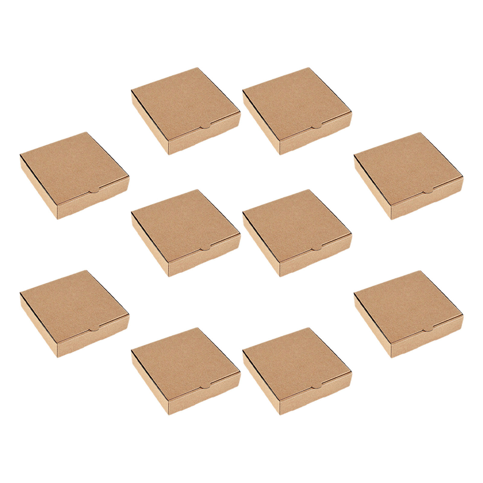 Box Art And Craft - 10 boîtes à pizza miniatures polyvalentes