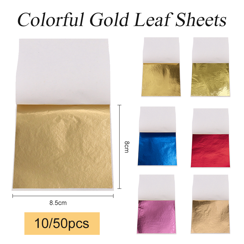 Art Craft With Leaves - Feuilles d'imitation de feuilles d'or de