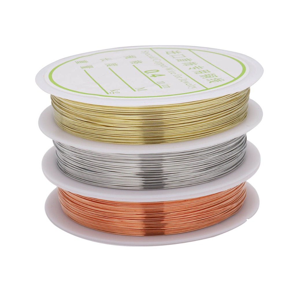 Fil de cuivre argent/or/rose d - Art Craft Wire avis et prix