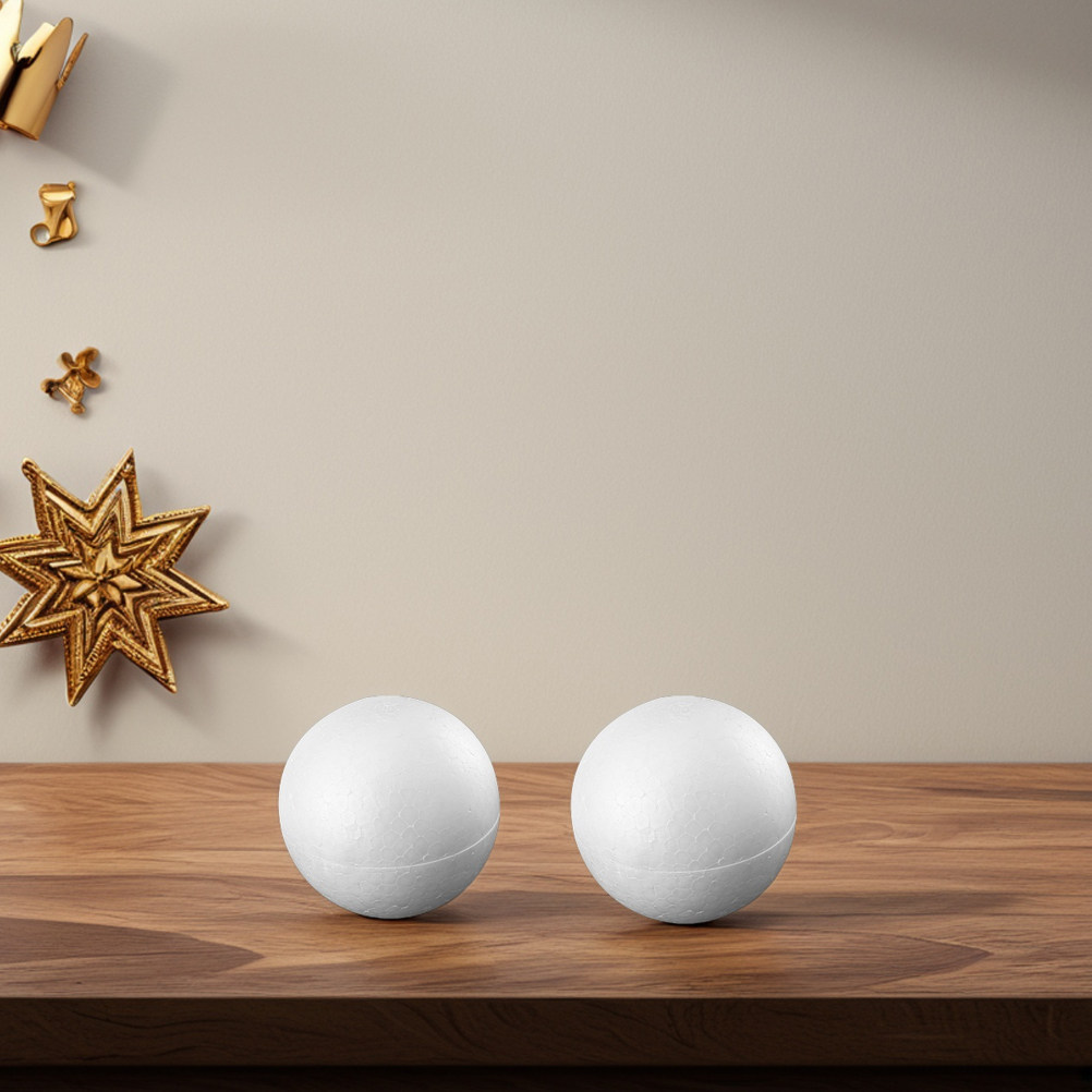 Boules en mousse blanches en p - Art Craft For Christmas avis et prix