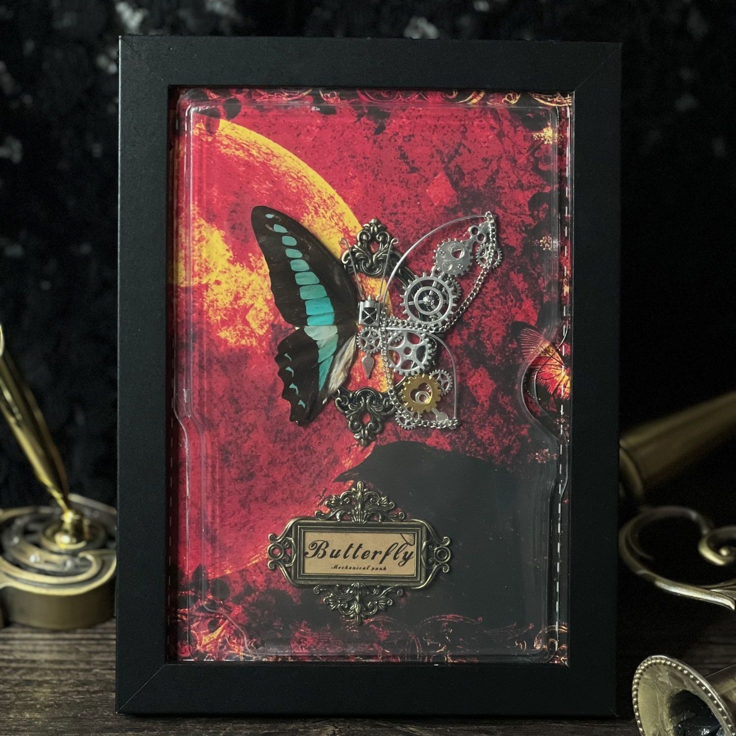Kit DIY Cadre Papillon Steampu - Art Craft In Paper avis et prix