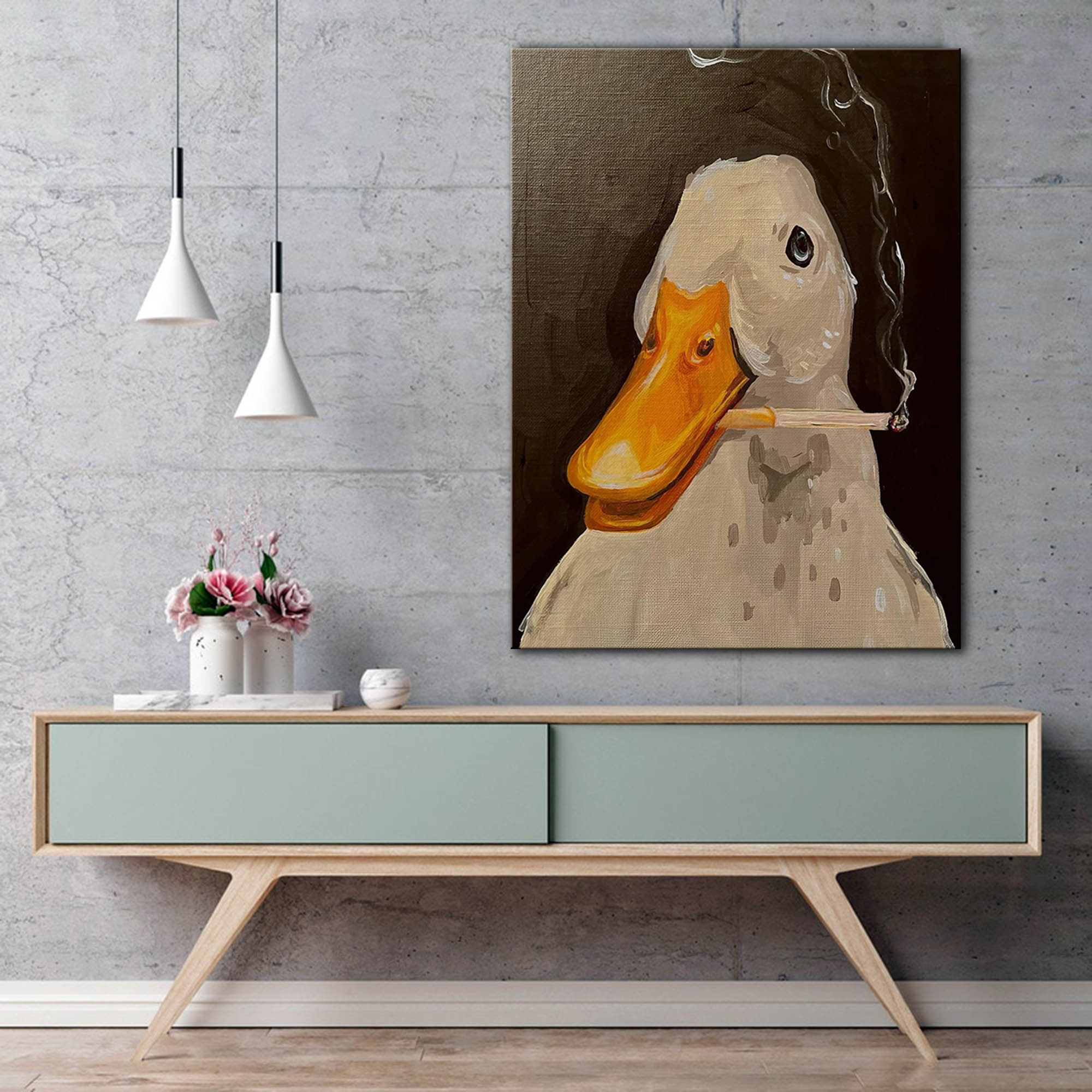 Toile d'illustration amusante  - Art Craft Duck avis et prix
