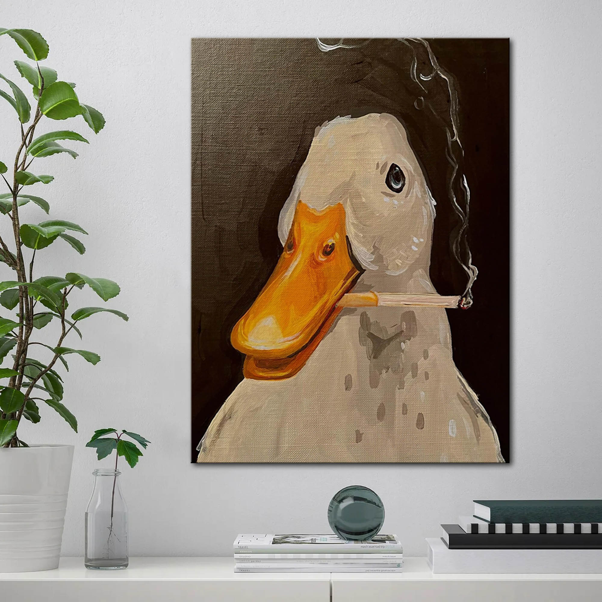 Toile d'illustration amusante  - Art Craft Duck avis et prix