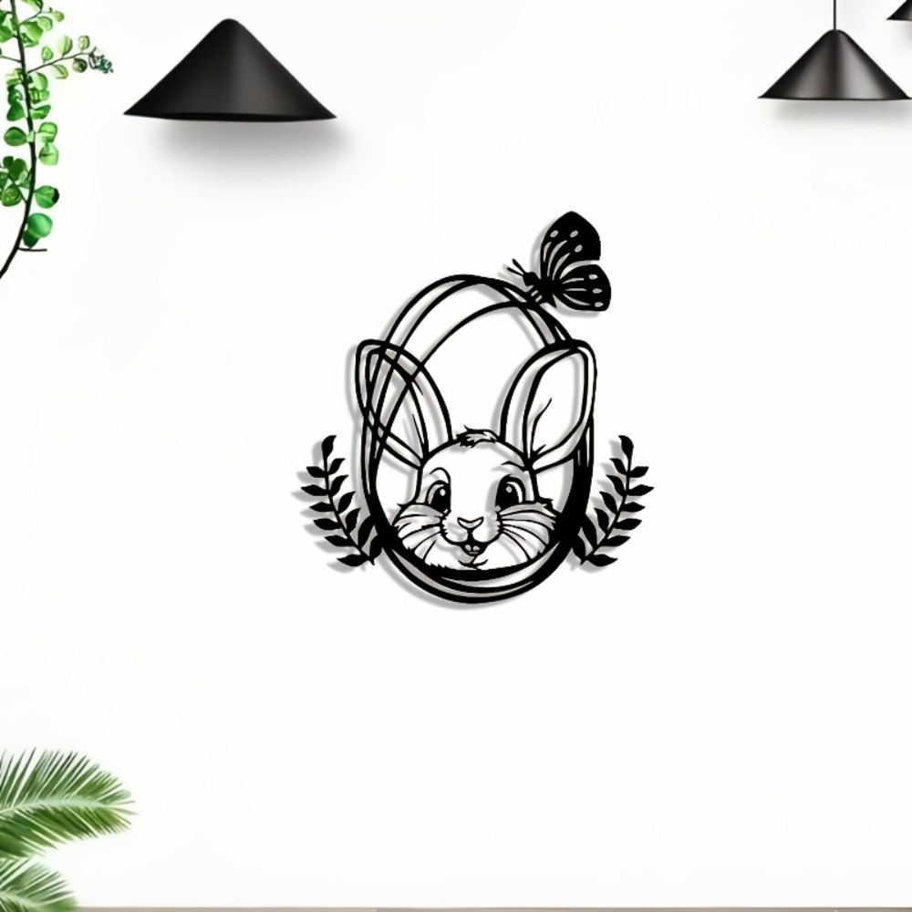 CIFBUY Sculpture murale en mét - Art Craft Rabbit avis et prix
