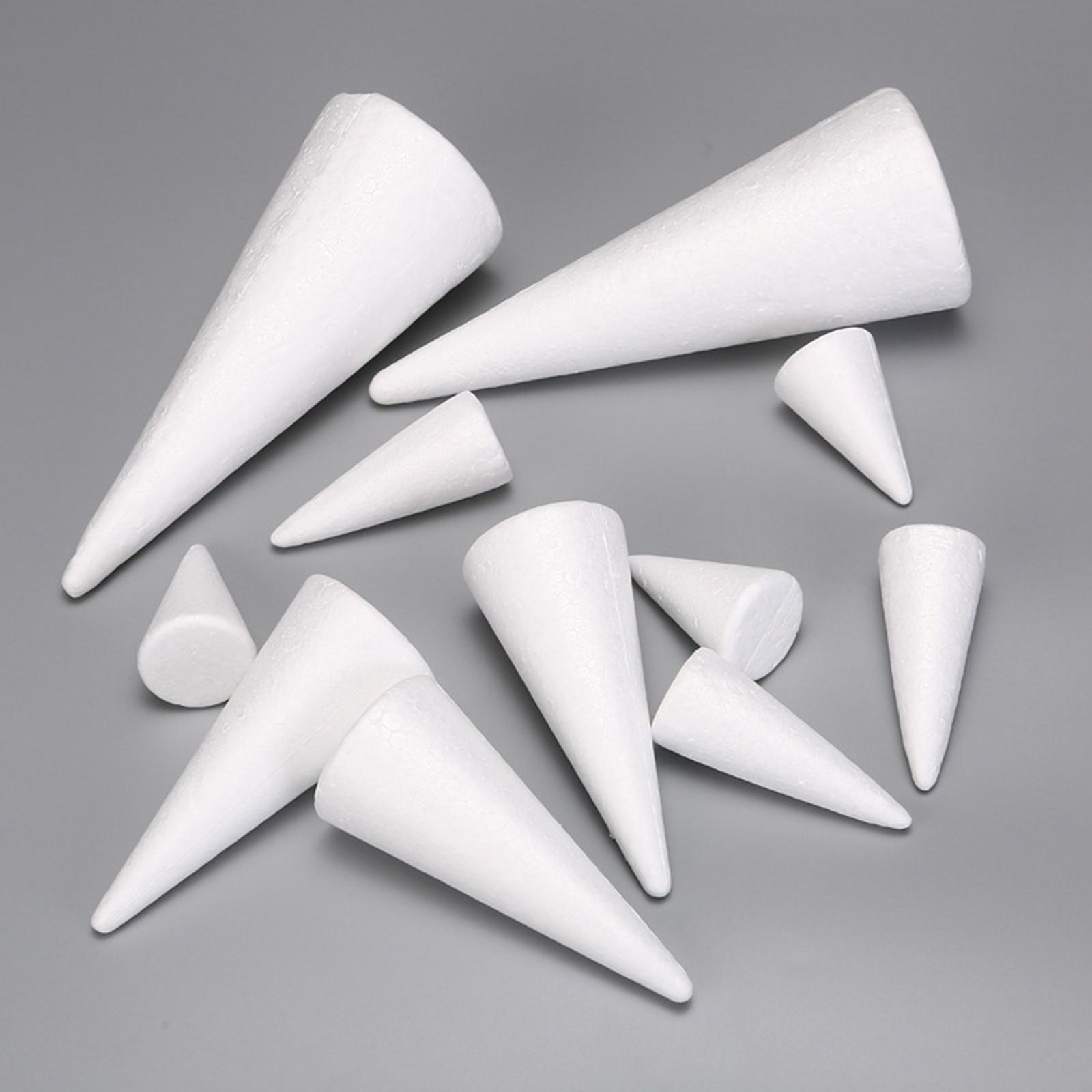 15 cônes en mousse blanche en  - Art Craft For Christmas avis et prix