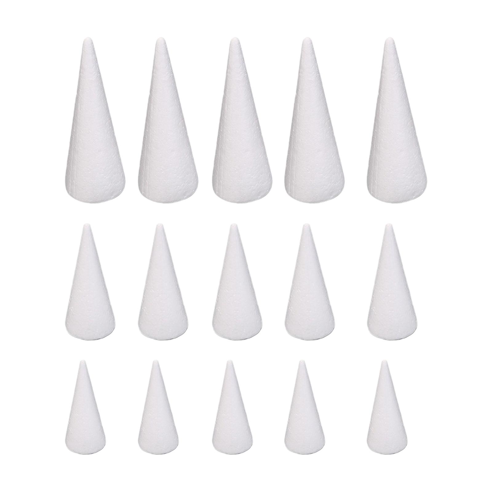 15 cônes en mousse blanche en  - Art Craft For Christmas avis et prix