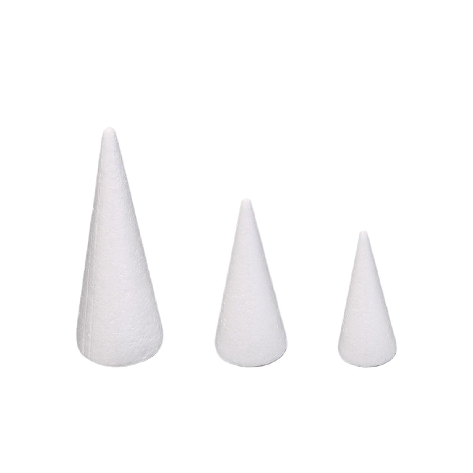 15 cônes en mousse blanche en  - Art Craft For Christmas avis et prix