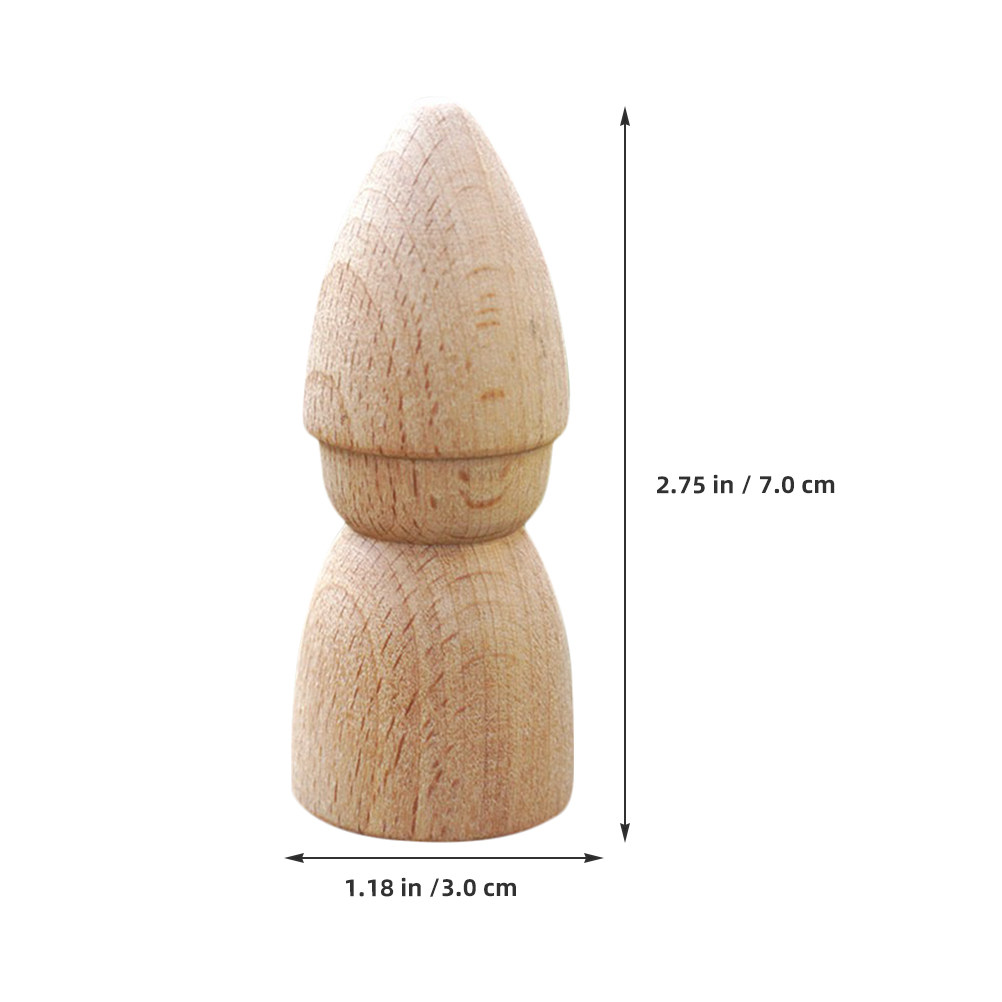 6 figurines en bois non peinte - Art Craft Decoration avis et prix