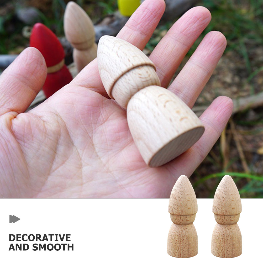 6 figurines en bois non peinte - Art Craft Decoration avis et prix