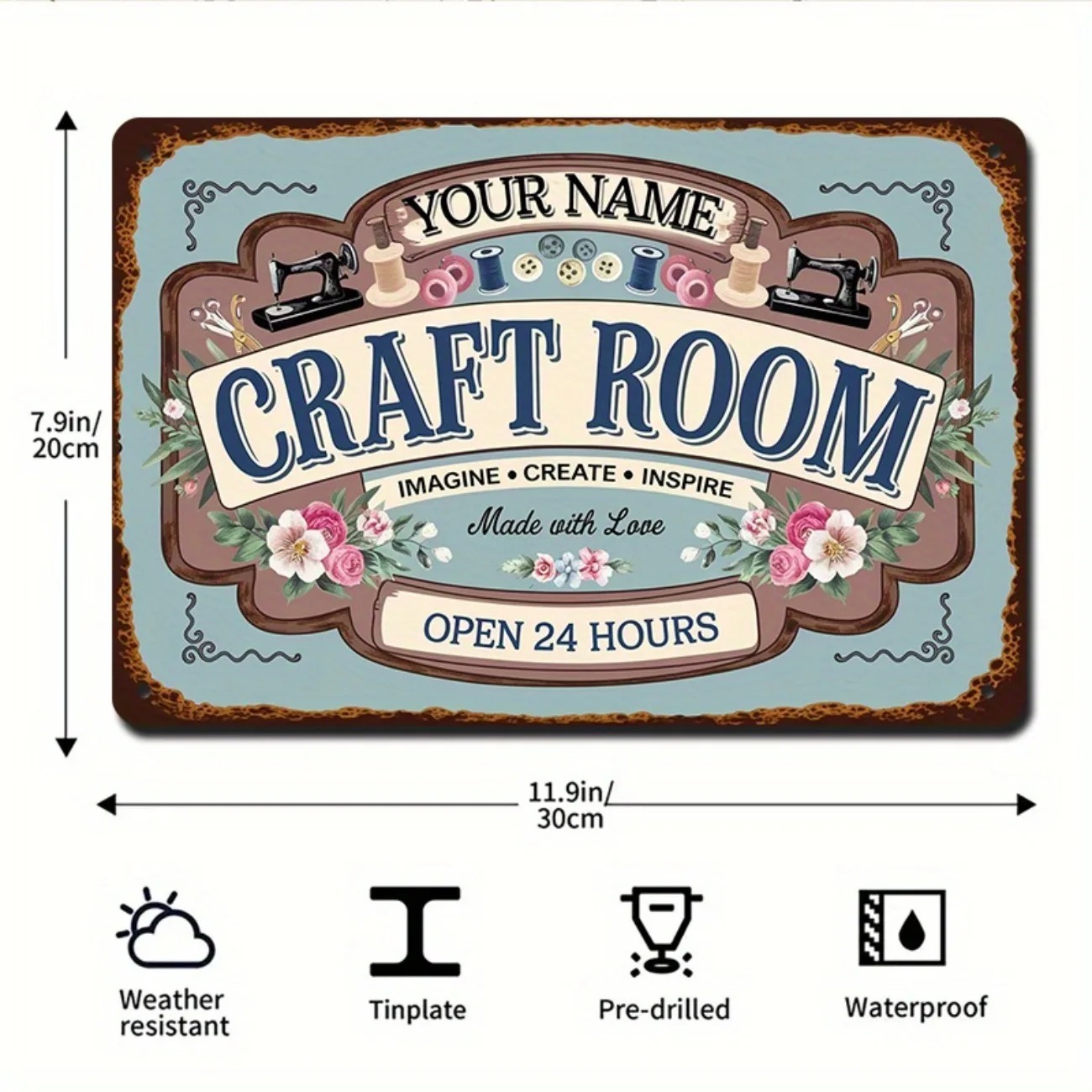Panneau de salle d'atelier en  - Art Craft Names avis et prix