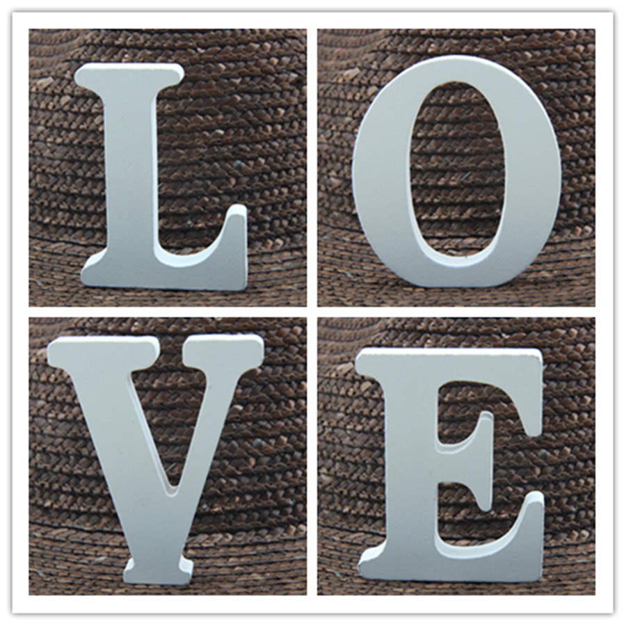 Lettres en bois blanc de 8CM,  - Art Craft Names avis et prix