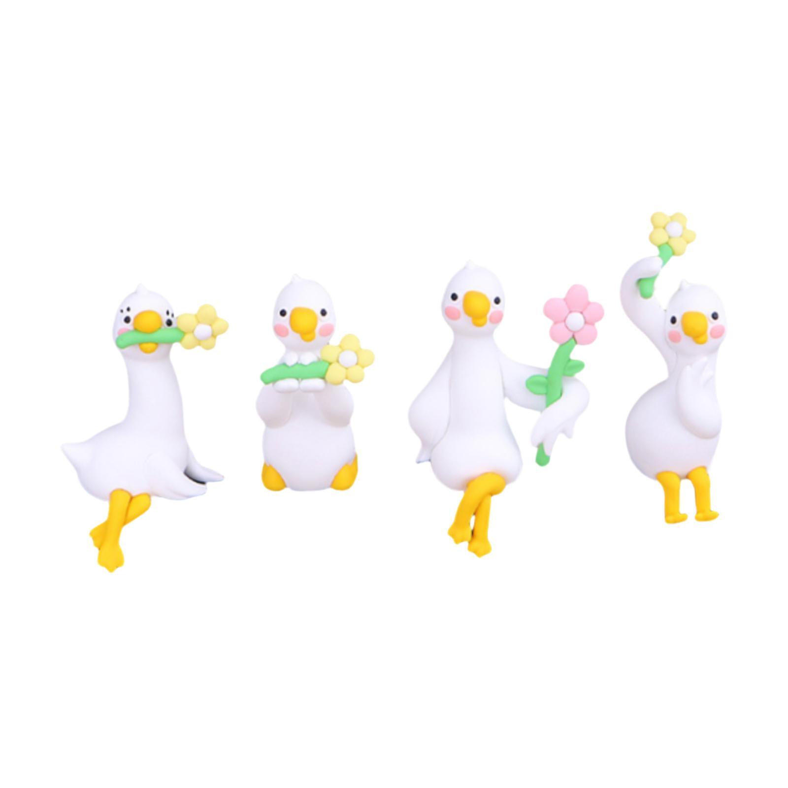 4x mini figurines de canard, s - Art Craft Duck avis et prix