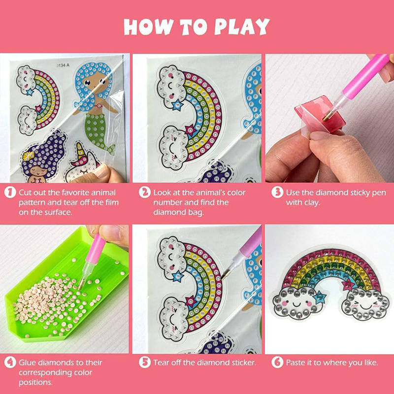 Kit d'autocollants en diamant  - Art Craft Ideas With Paper avis et prix
