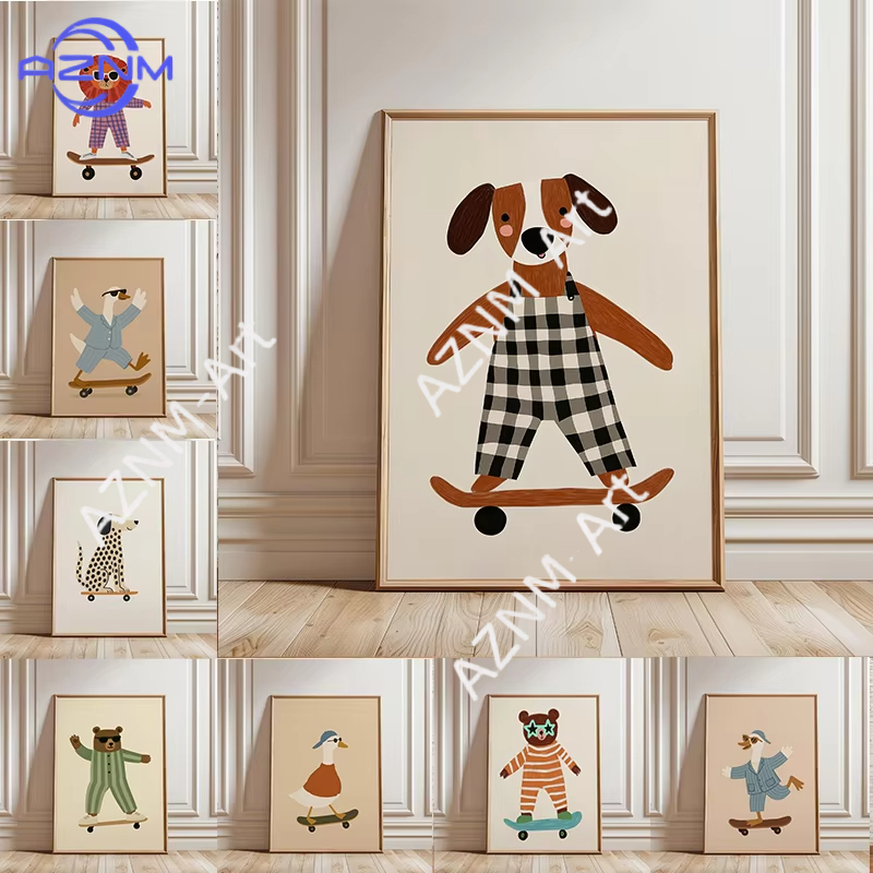 Affiche de skateboard amusante - Art Craft Duck avis et prix