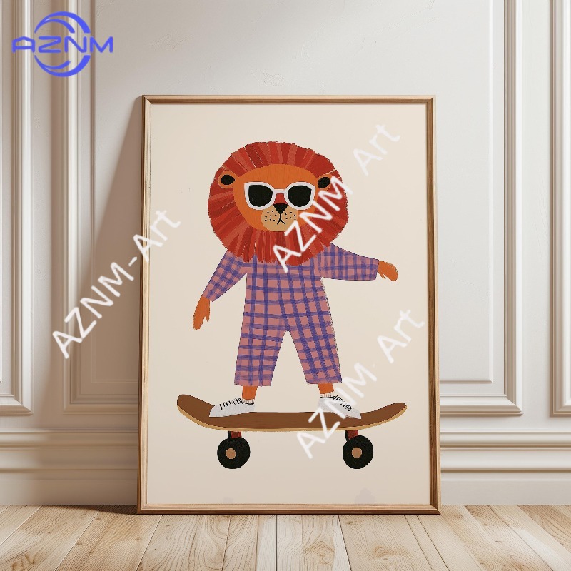 Affiche de skateboard amusante - Art Craft Duck avis et prix