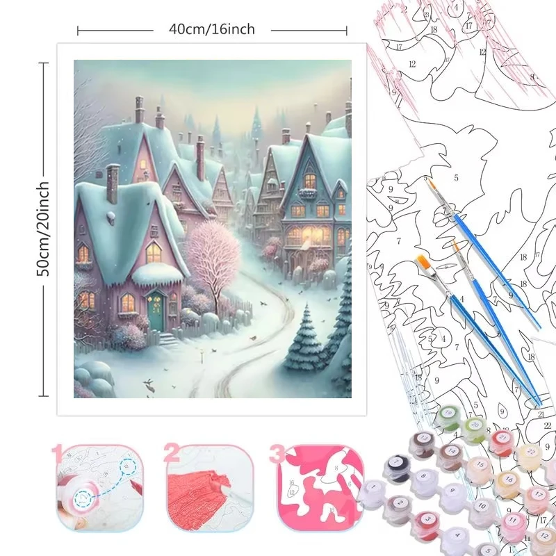 Kit de peinture par numéros po - Art Craft Winter avis et prix