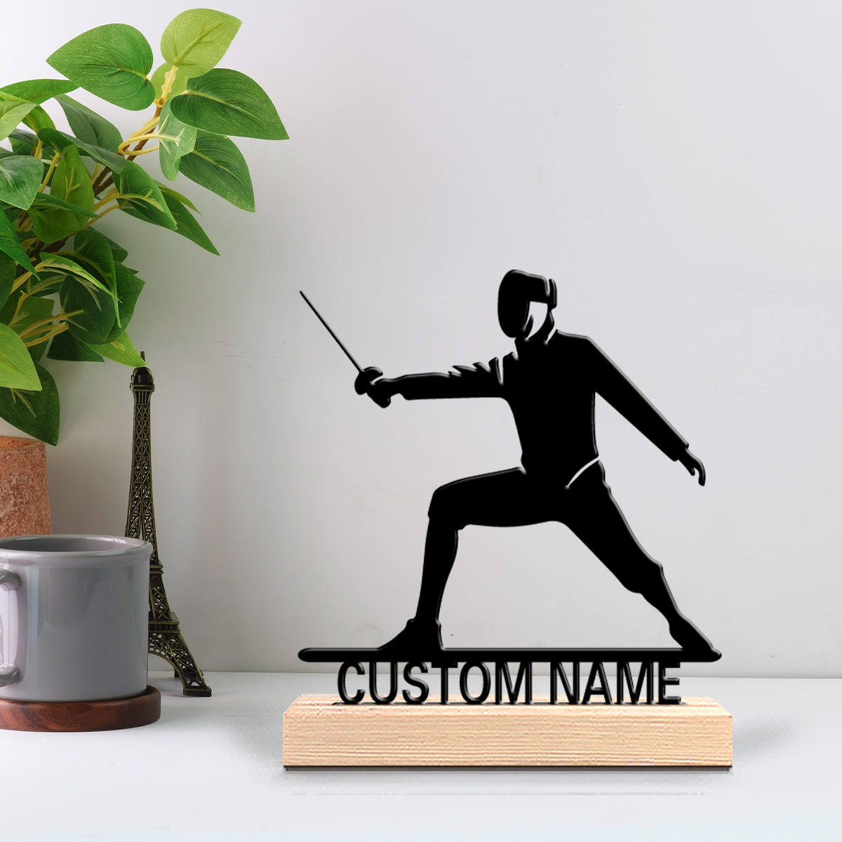1 pièce Statue en métal simple - Art Craft Names avis et prix