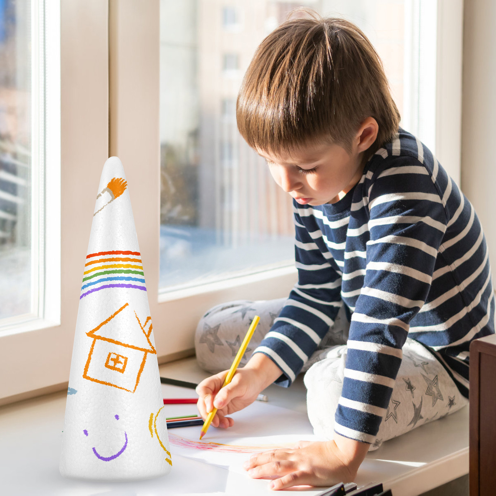 2 pièces de cônes en mousse de - Art Craft Kids avis et prix