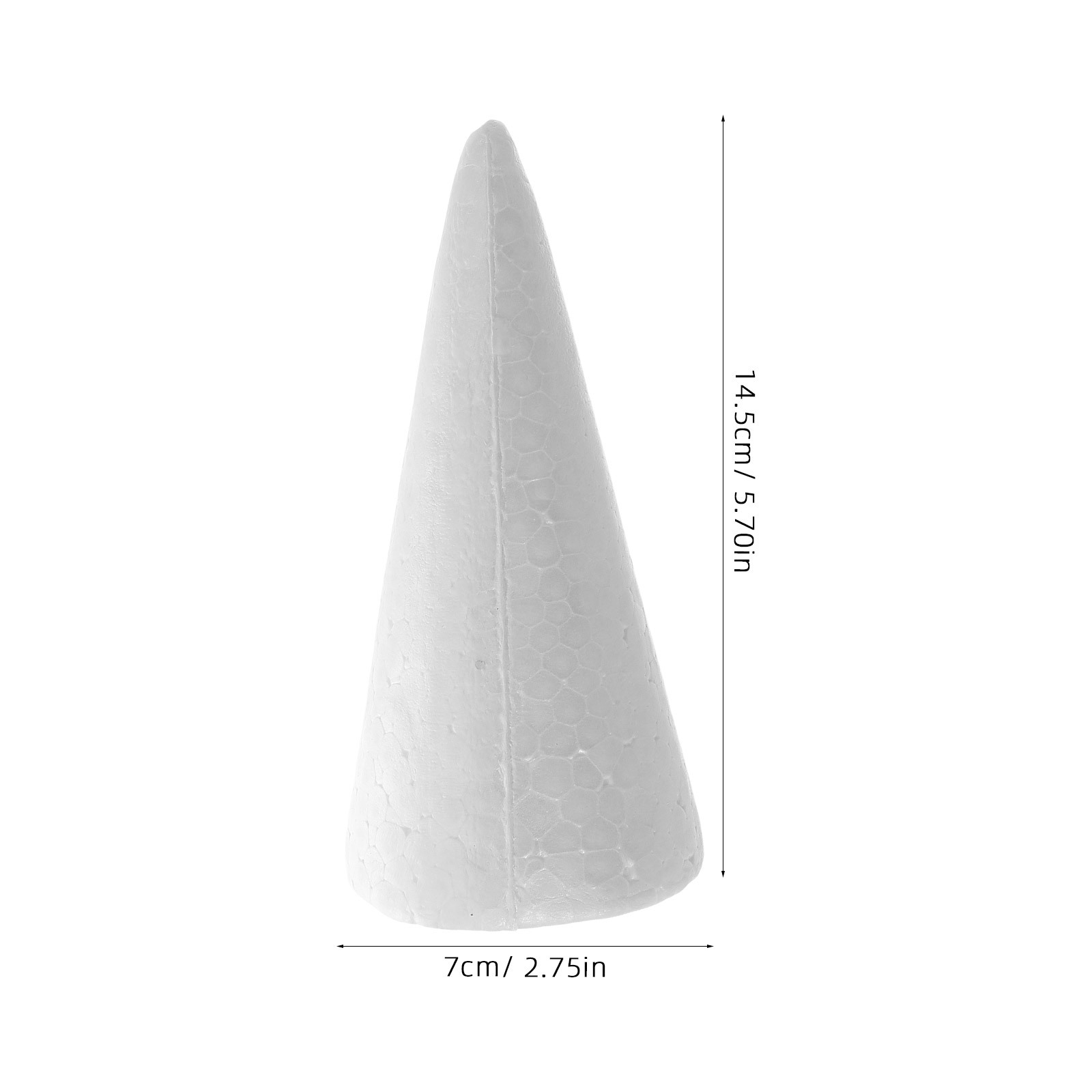Cônes en mousse blancs de 15Cm - Art Craft For Christmas avis et prix