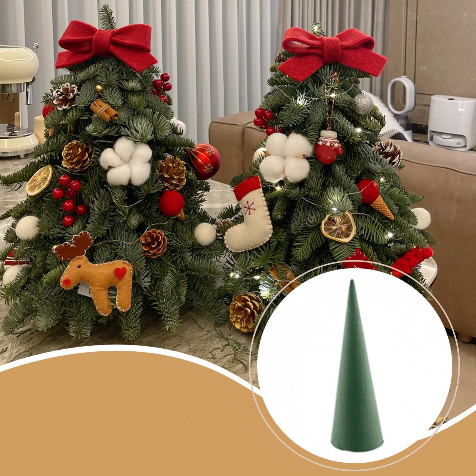 Cône d'arbre de noël à fleurs, - Art Craft For Christmas avis et prix